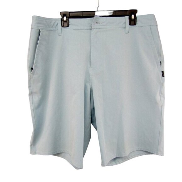 O'Neill Other - O'Neill Hybrid Light Blue Shorts Mens Size 38 Zip Pocket New Flaws Read